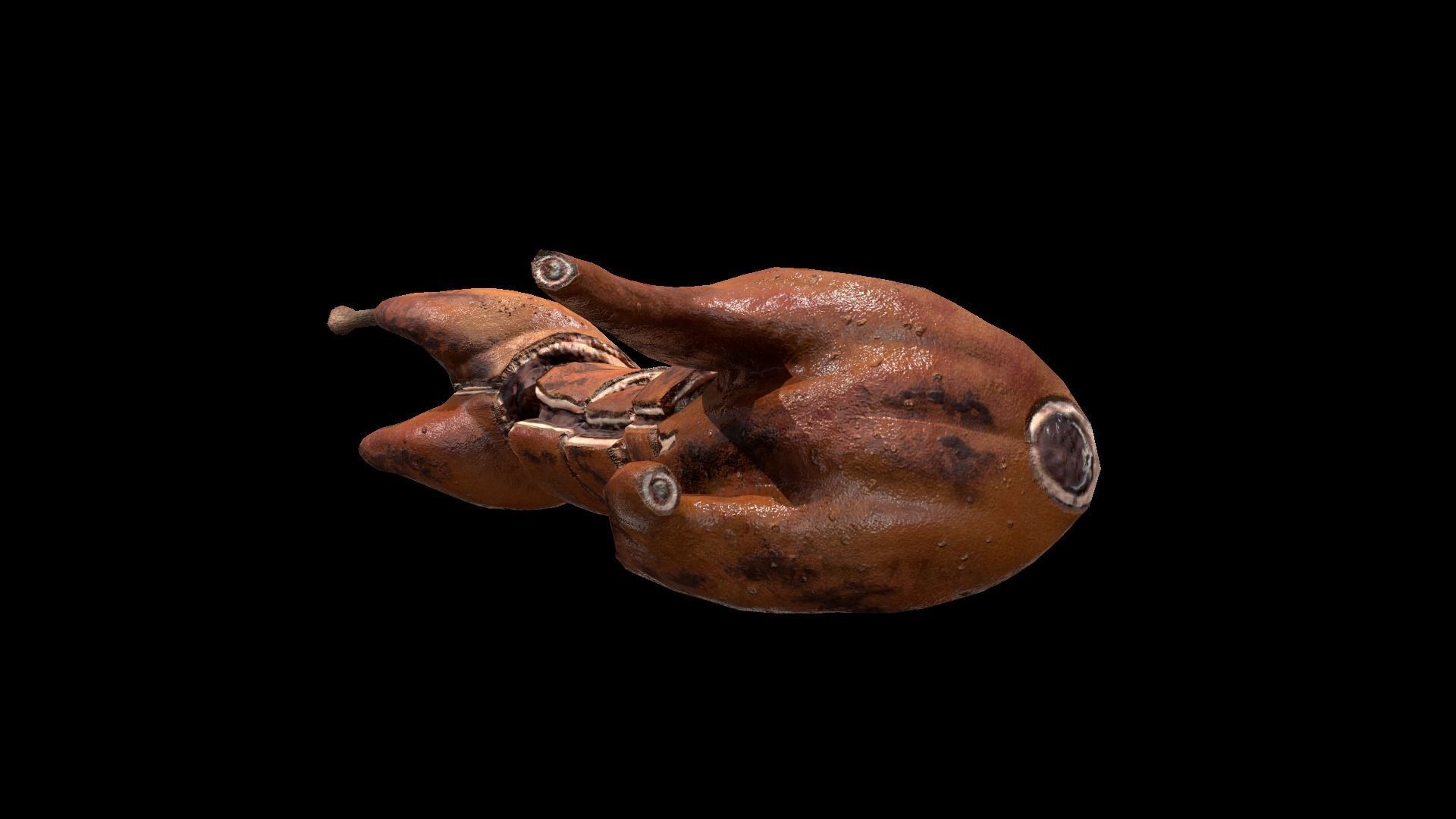 RabbitRoasting Low-poly 3D model_6