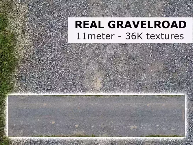 real gravelroad - 11meter - gameready