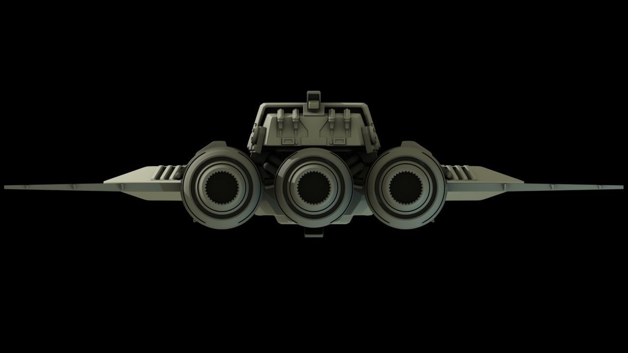 Pirate Snub Fighter 1 18th scale  3D print model_9