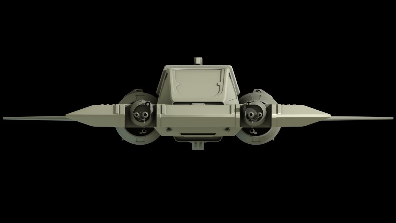 Pirate Snub Fighter 1 18th scale  3D print model_8