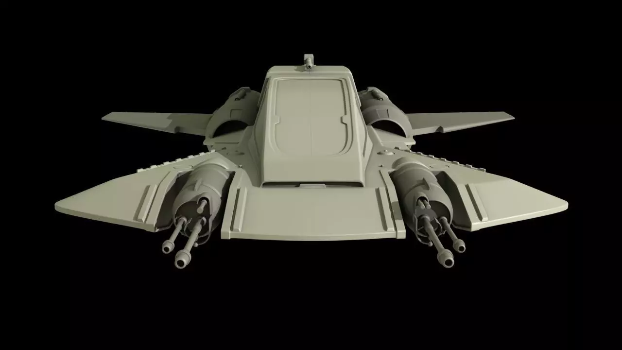 Pirate Snub Fighter 1 18th scale  3D print model_0