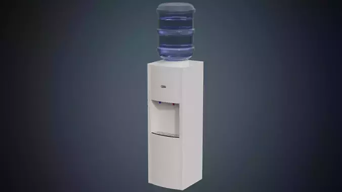 Water Cooler 1A Low-poly 3D model