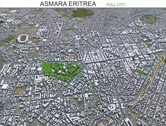 Asmara Eritrea 15km AI