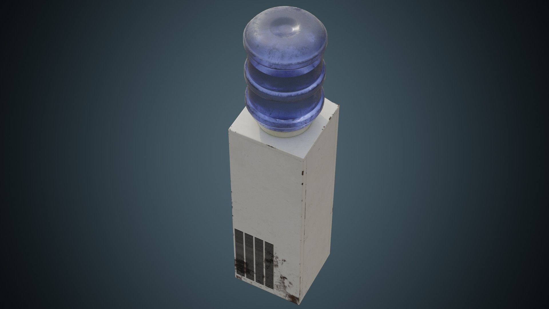 Water Cooler 1B Low-poly 3D model_2