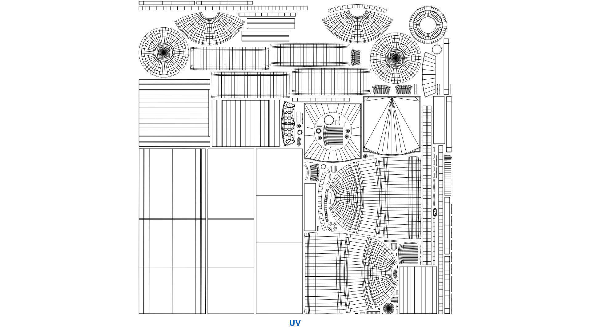 Water Cooler 1B Low-poly 3D model_7