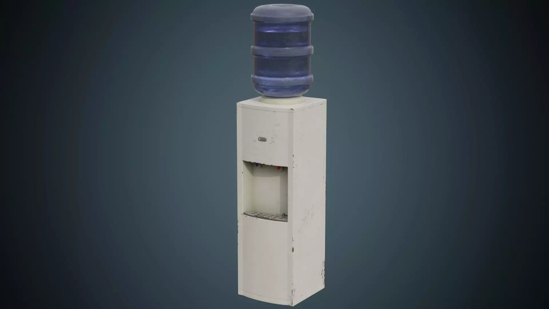 Water Cooler 1B Low-poly 3D model_0