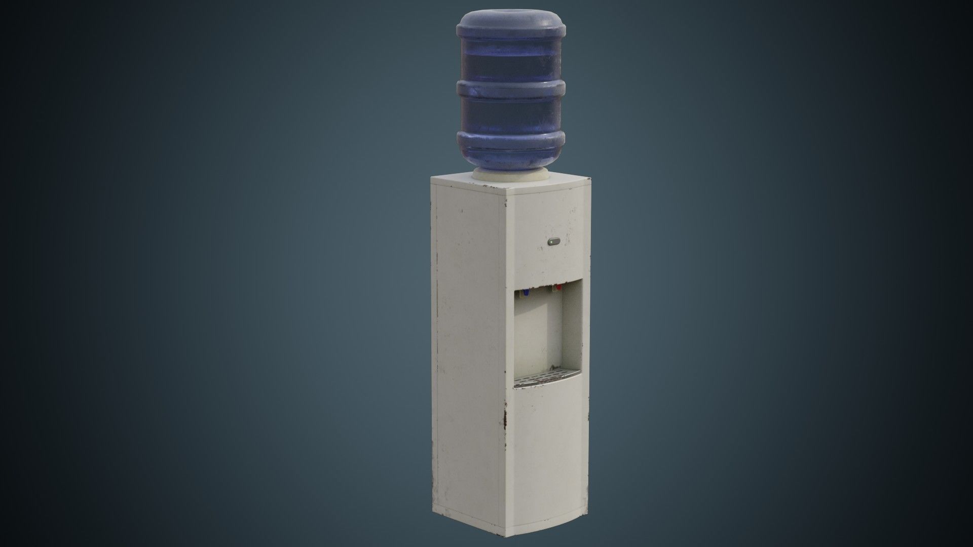 Water Cooler 1B Low-poly 3D model_1