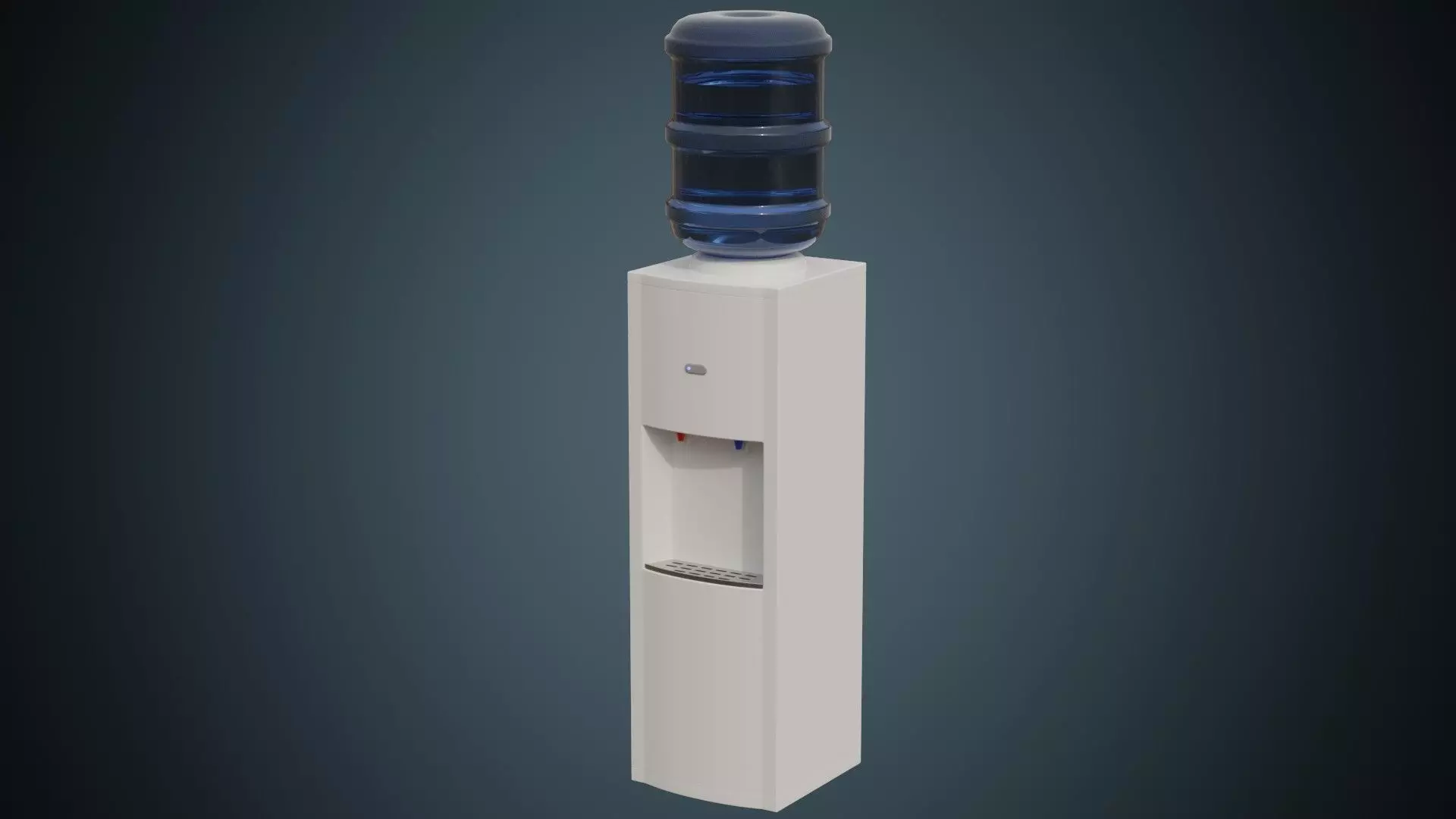 Water Cooler 1 Basic Low-poly 3D model_0