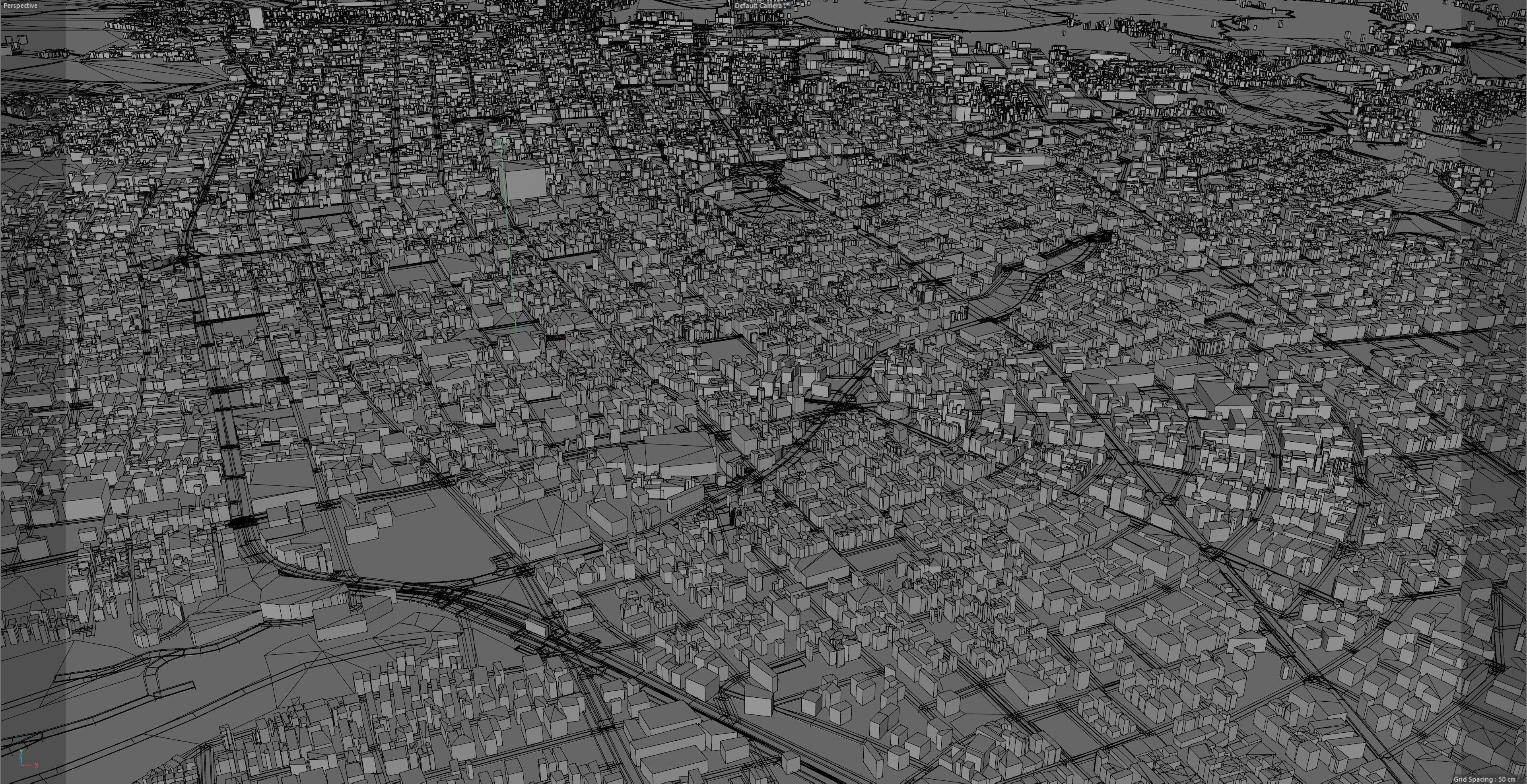 Bucaramanga Santander Colombia 15km Low-poly 3D model_12