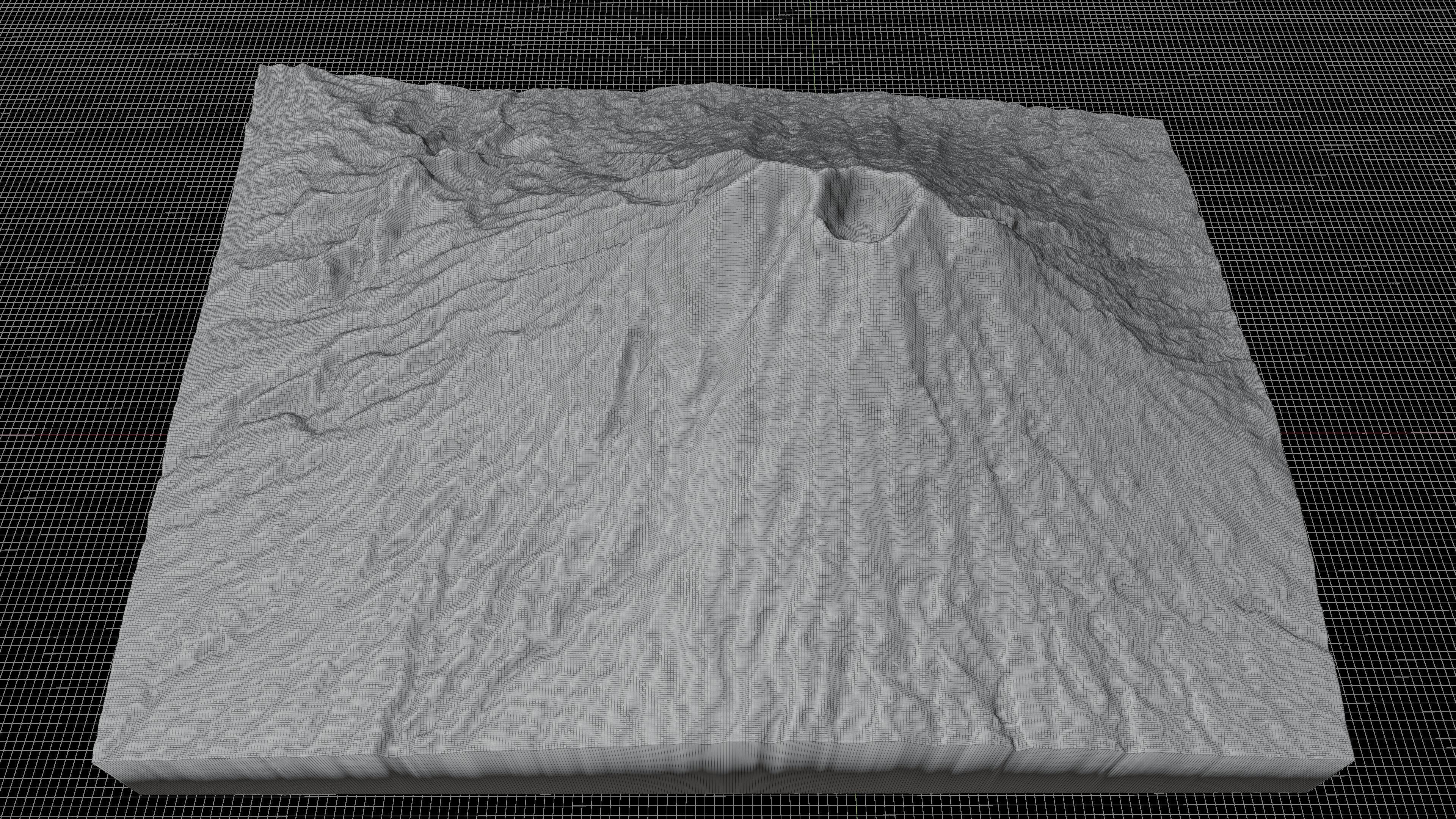 Mount Agung 3d model terrain 3D model_3