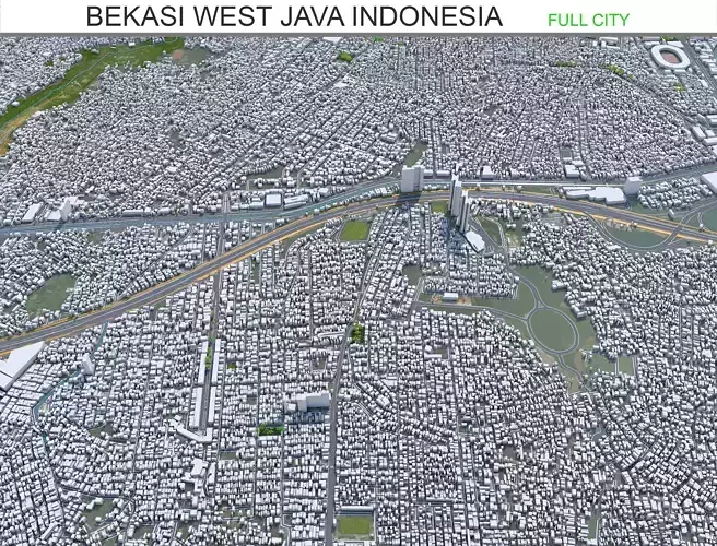 Bekasi West Java Indonesia 20km AI