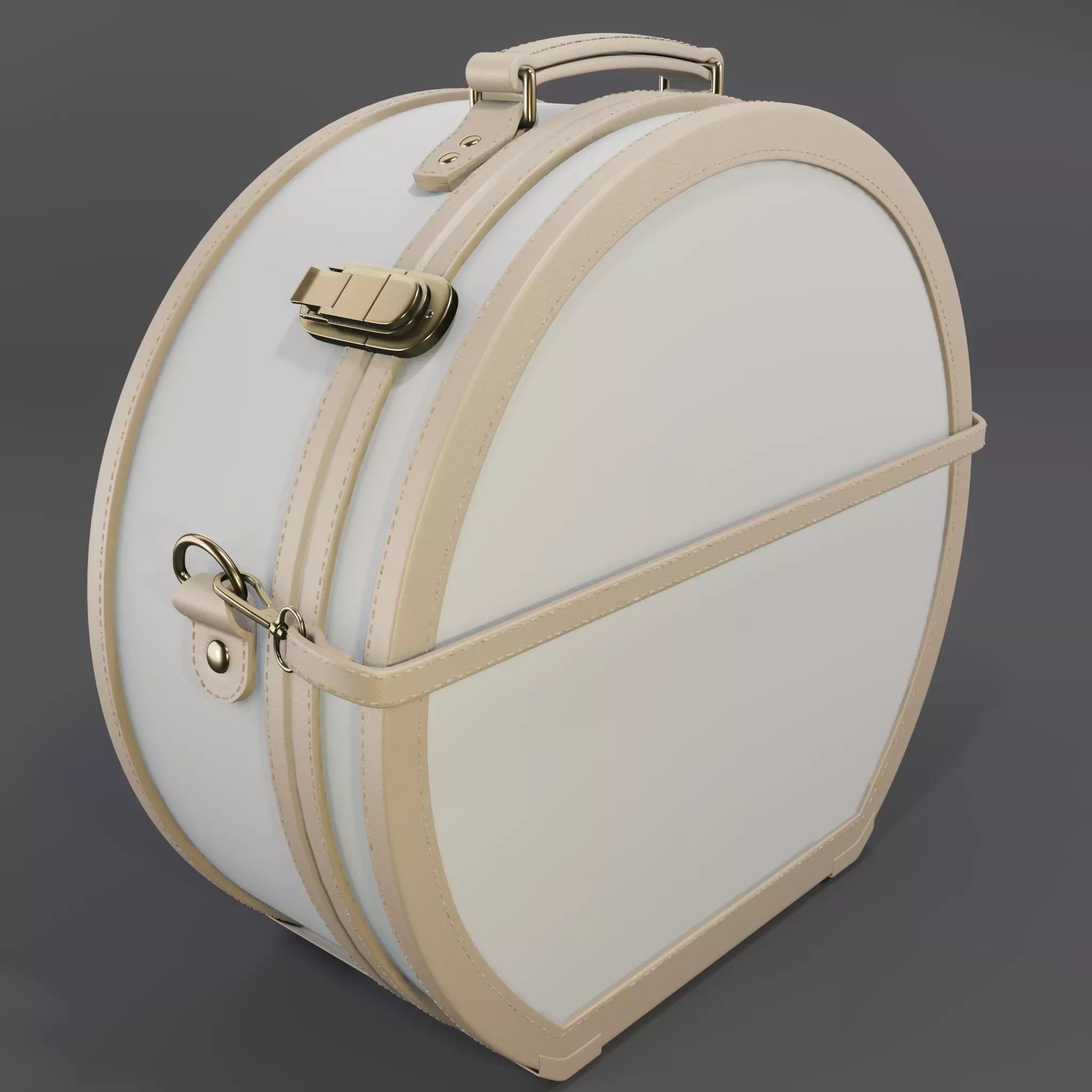 Steamline Sweetheart Hatbox Large 3D model_0
