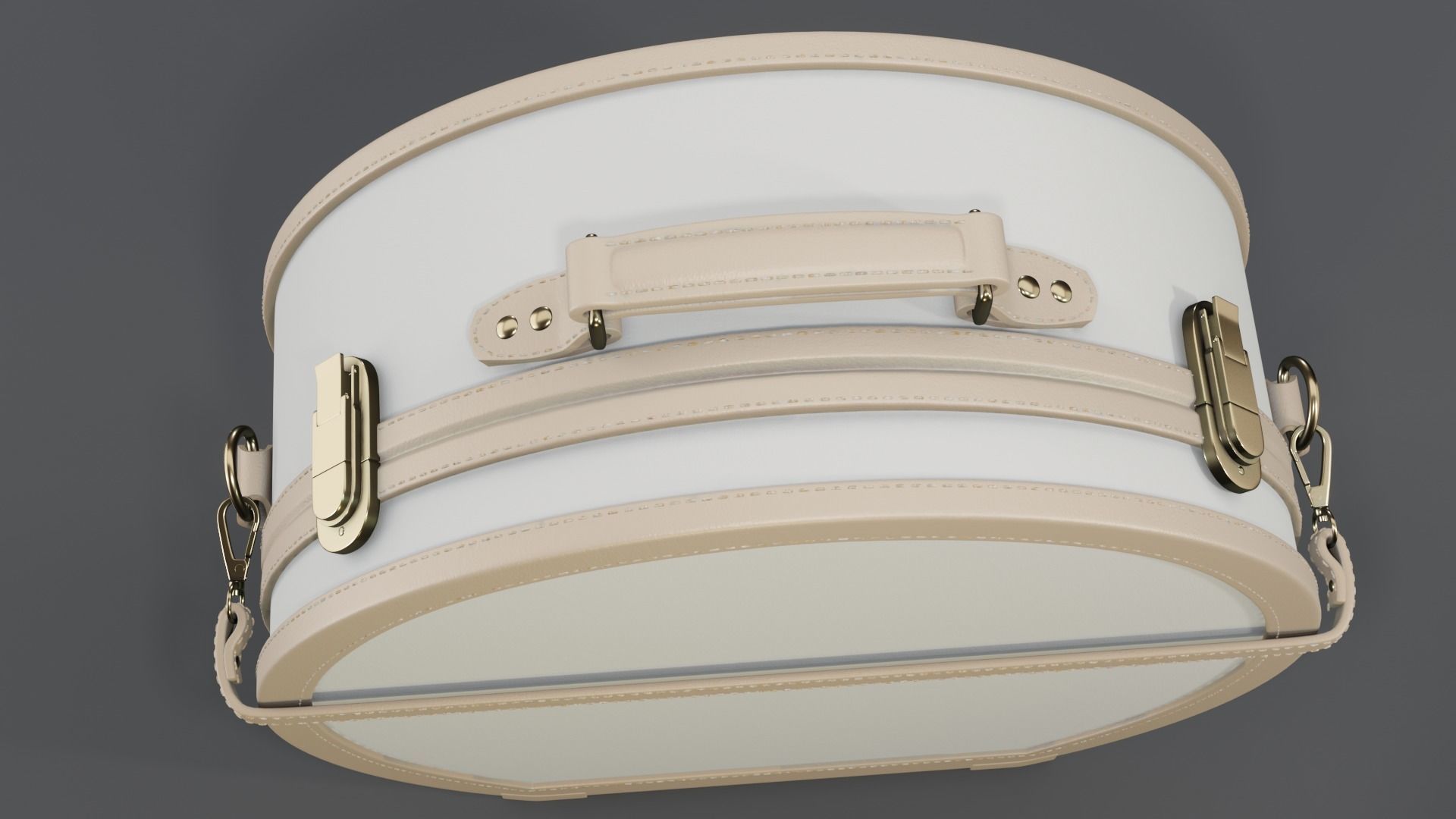 Steamline Sweetheart Hatbox Large 3D model_1