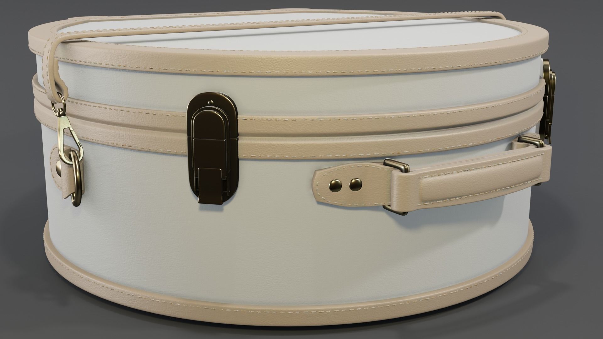 Steamline Sweetheart Hatbox Large 3D model_4