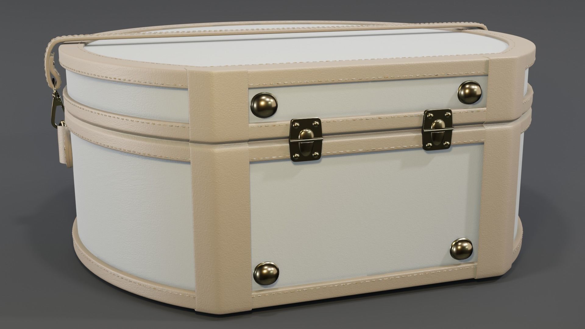 Steamline Sweetheart Hatbox Large 3D model_3