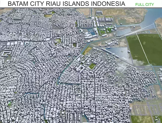 Batam City Riau Islands Indonesia 70km