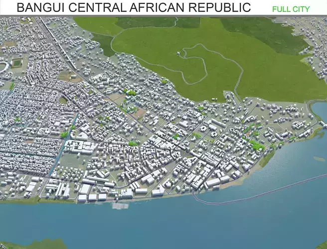 Bangui Central African Republic 25km