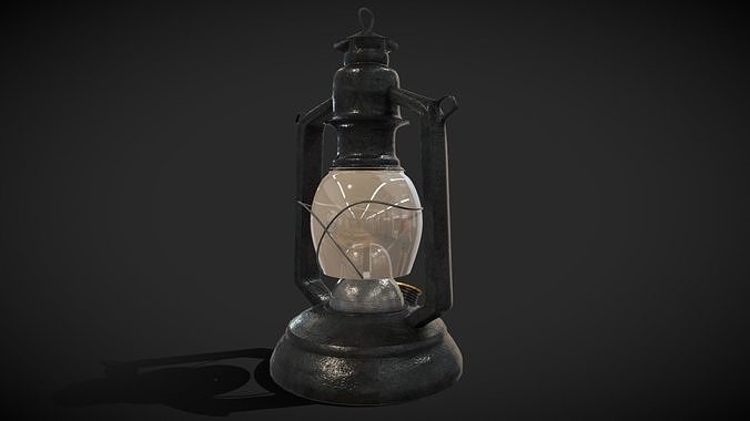 Lantern 1950s 3D model