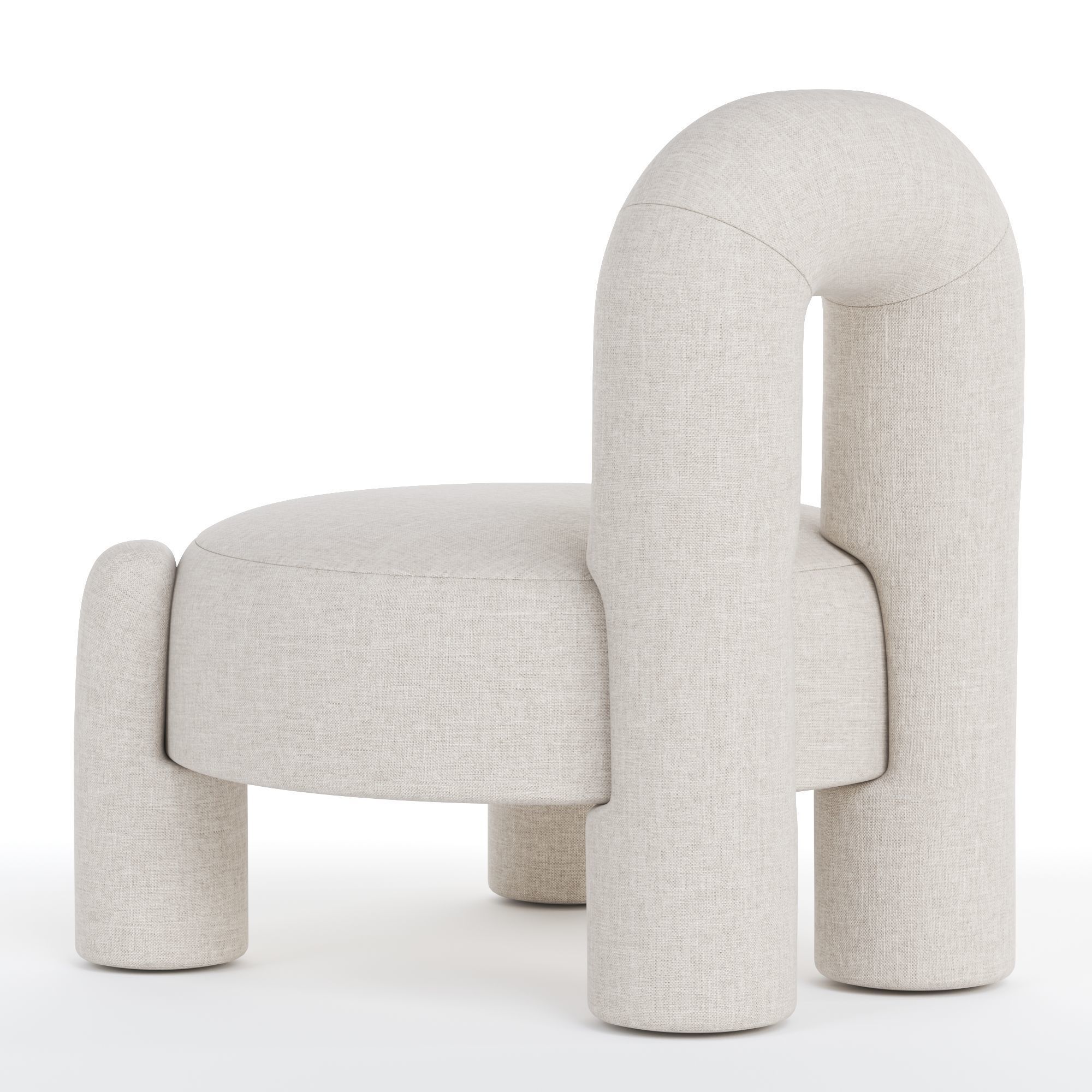 Modern Marlon Armchair by Dooq 3D model_4