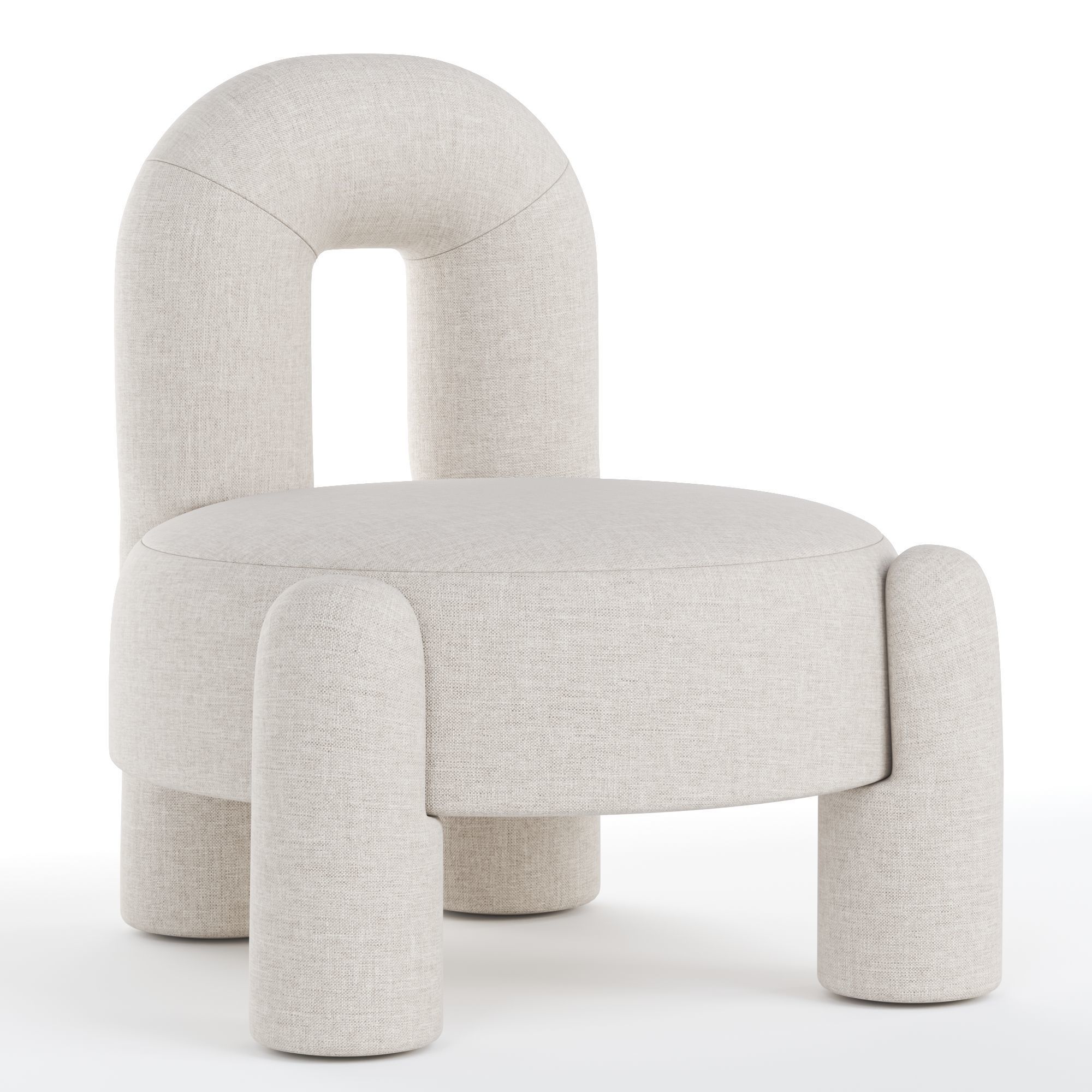 Modern Marlon Armchair by Dooq 3D model_1
