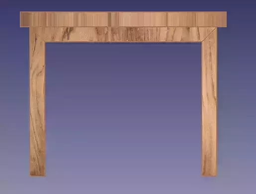 Good Wooden Table 3D print model