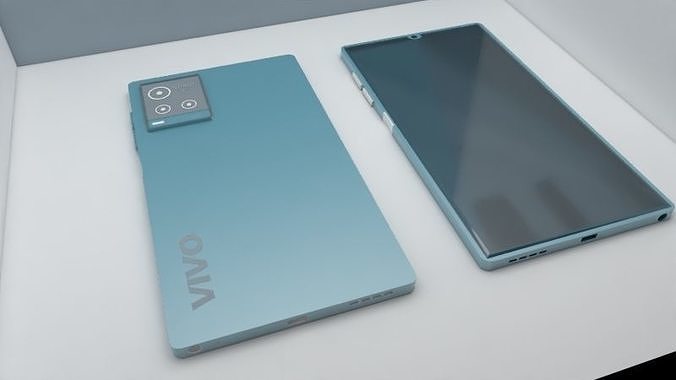 the vivo y33s Low-poly 3D model