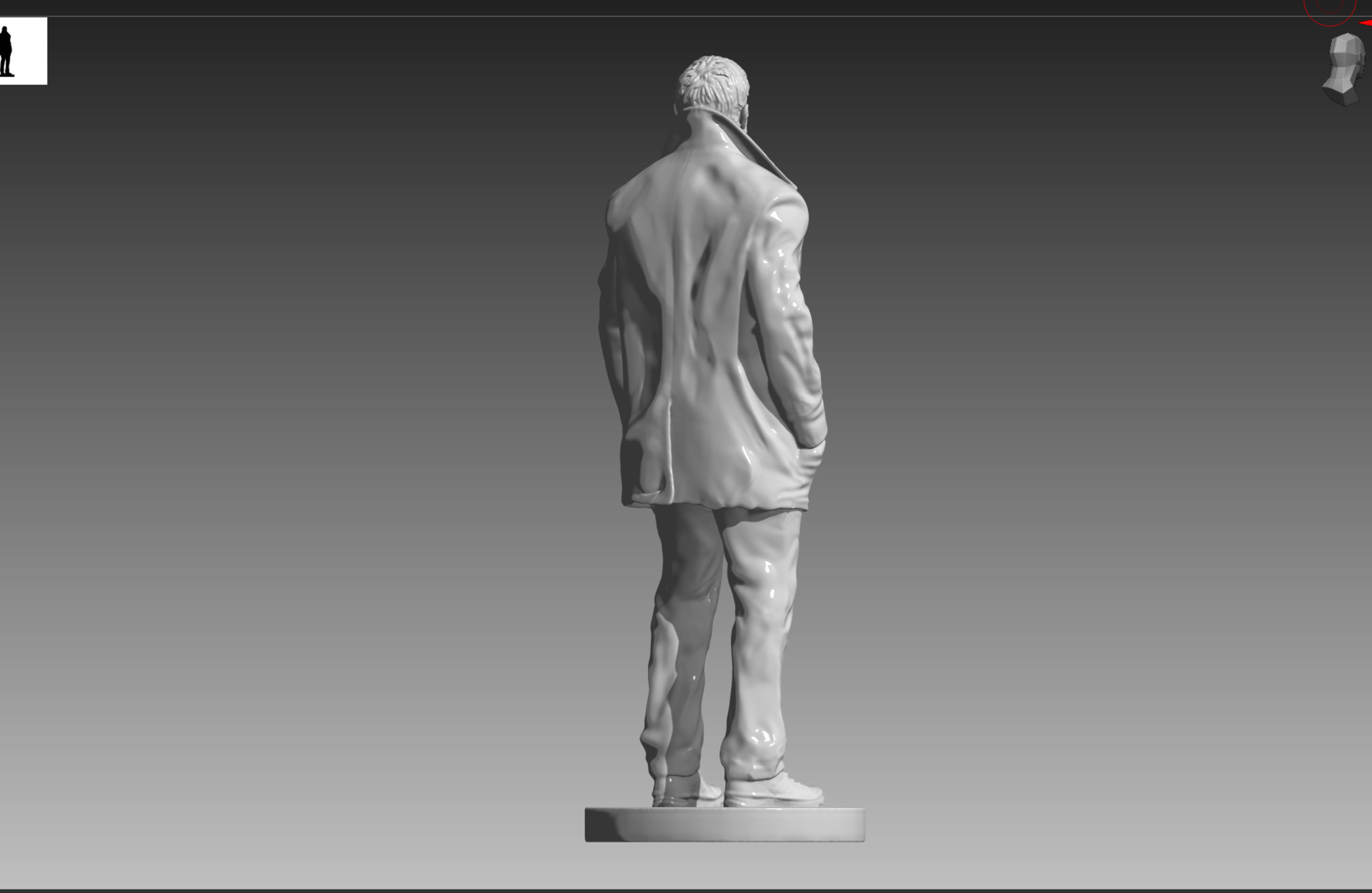 Chris Redfield Resident Evil Village OBJ and STL 3D print model_6