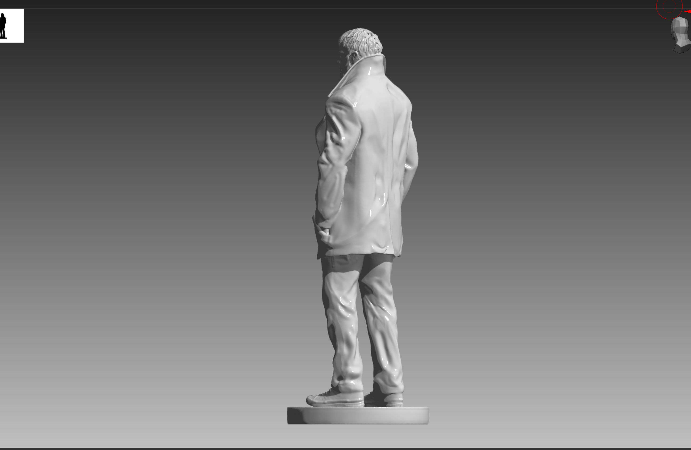 Chris Redfield Resident Evil Village OBJ and STL 3D print model_4