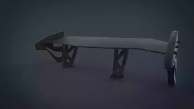 free spoilers Free low-poly 3D model