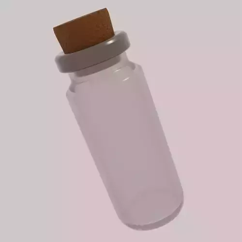 mini glass bottle