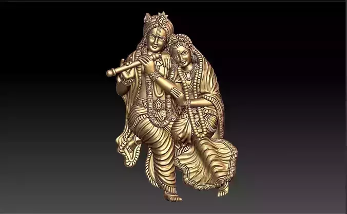 RATHA KRISHNA PENDENT 3D print model