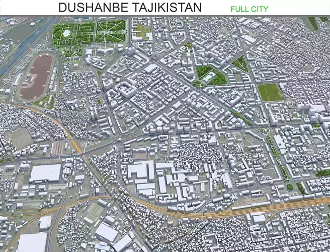 Dushanbe Tajikistan 25km AI