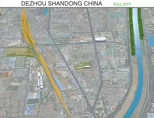 Dezhou Shandong China 25km