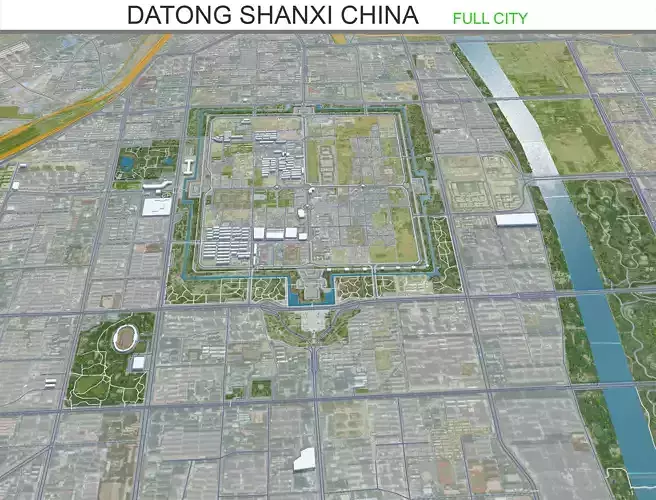 Datong Shanxi China 50km