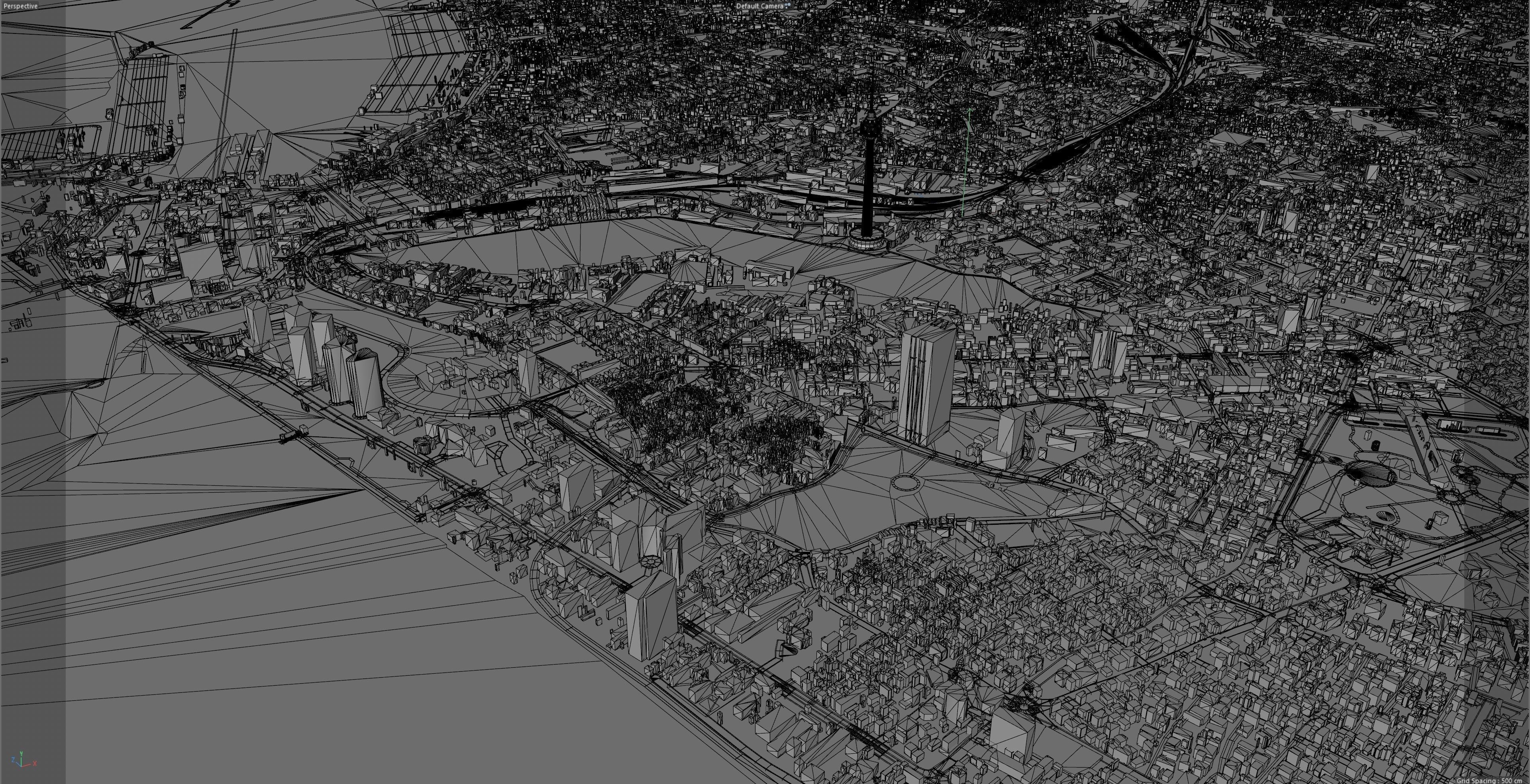 Colombo Sri Lanka 20km AI Low-poly 3D model_12