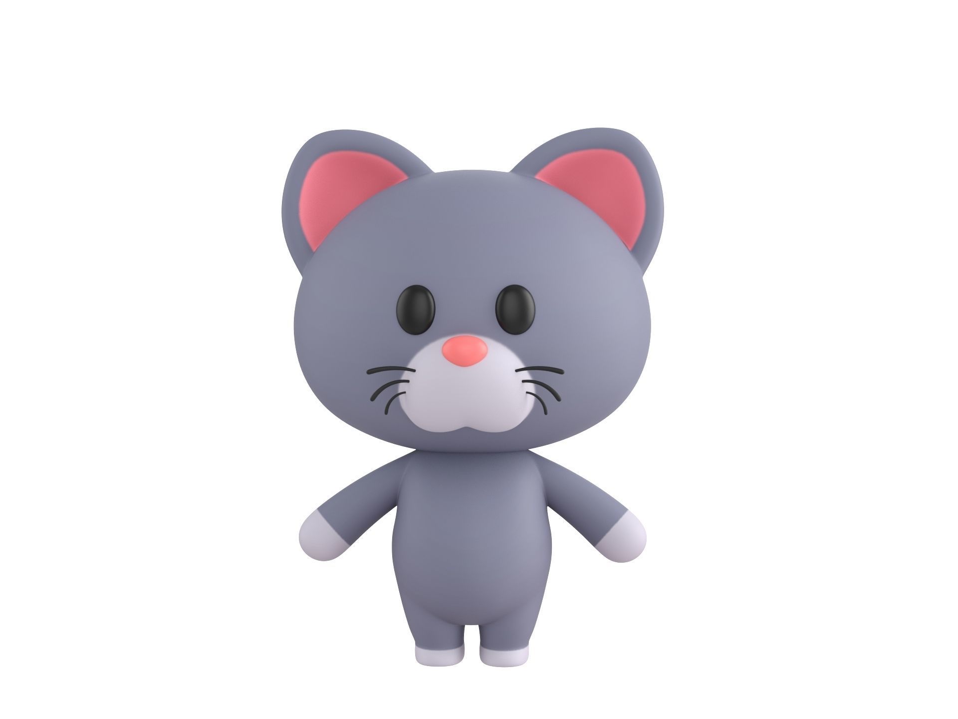 Pack007 Rigged Cartoon Animal Pack 1 3D model_17