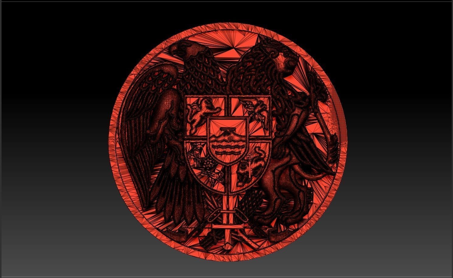 COST OF ARMS OF ARMENIA  PENDENT 3D print model_6