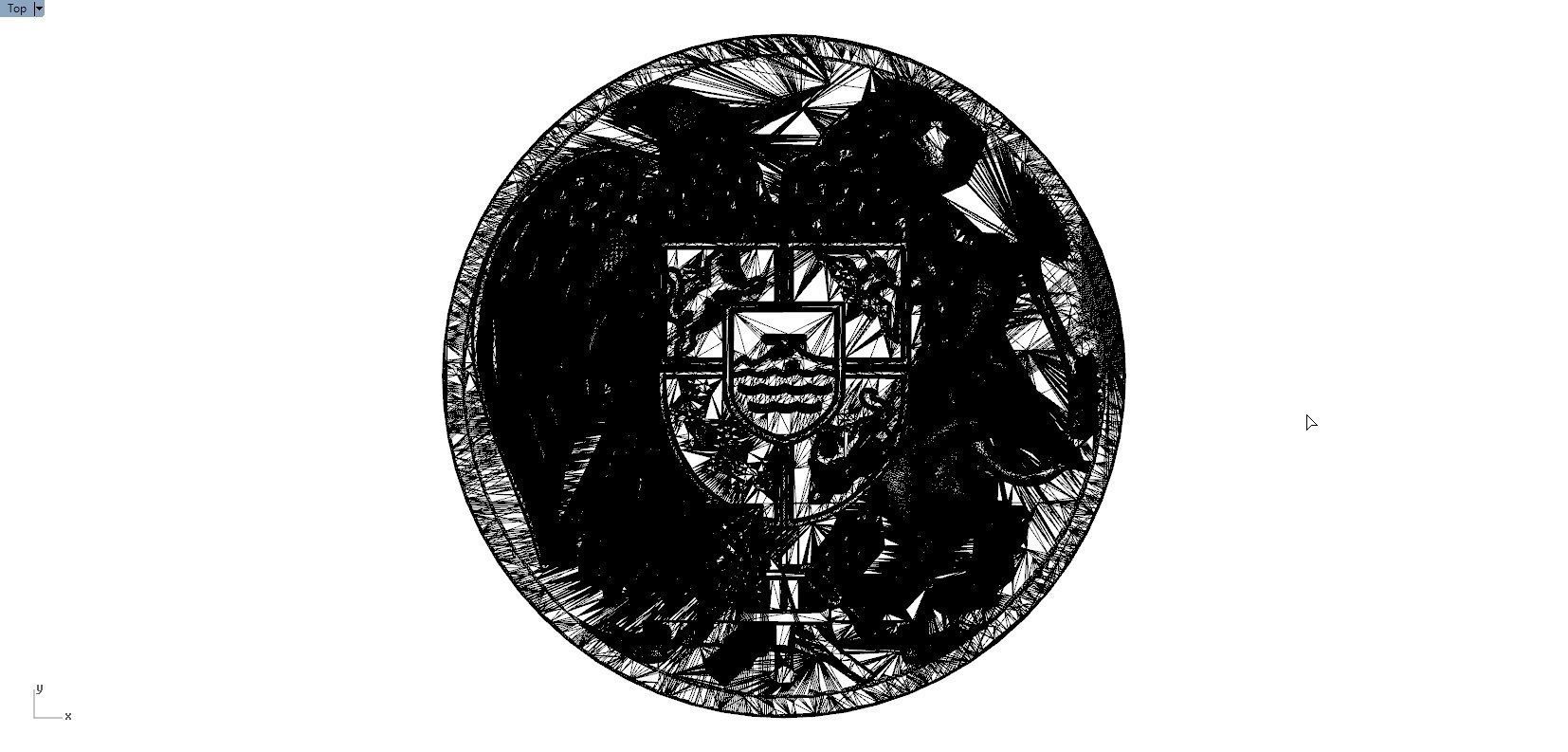 COST OF ARMS OF ARMENIA  PENDENT 3D print model_8