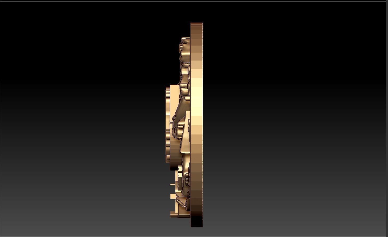 COST OF ARMS OF ARMENIA  PENDENT 3D print model_2