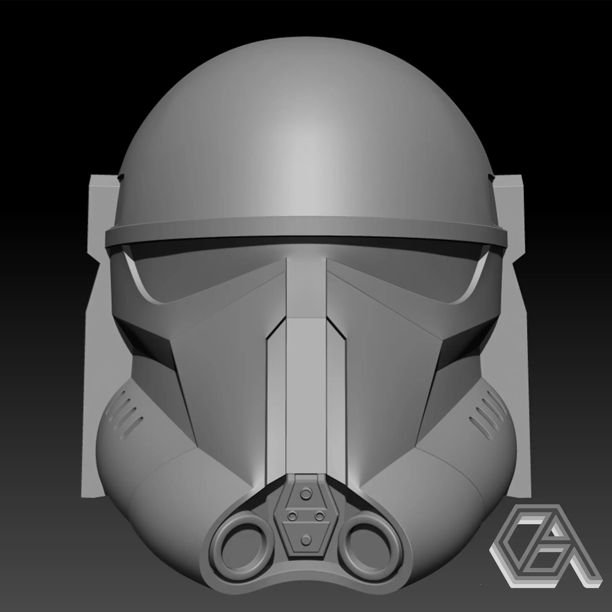 STAR WARS - BESKAR TROOPER MANDALORIAN HELMET 3D print model_0