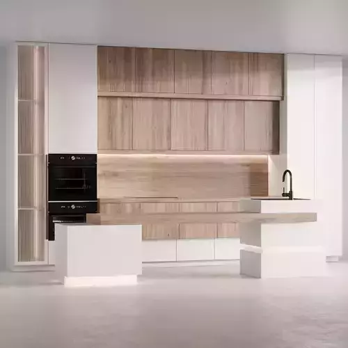 Modern kitchen with island-M02