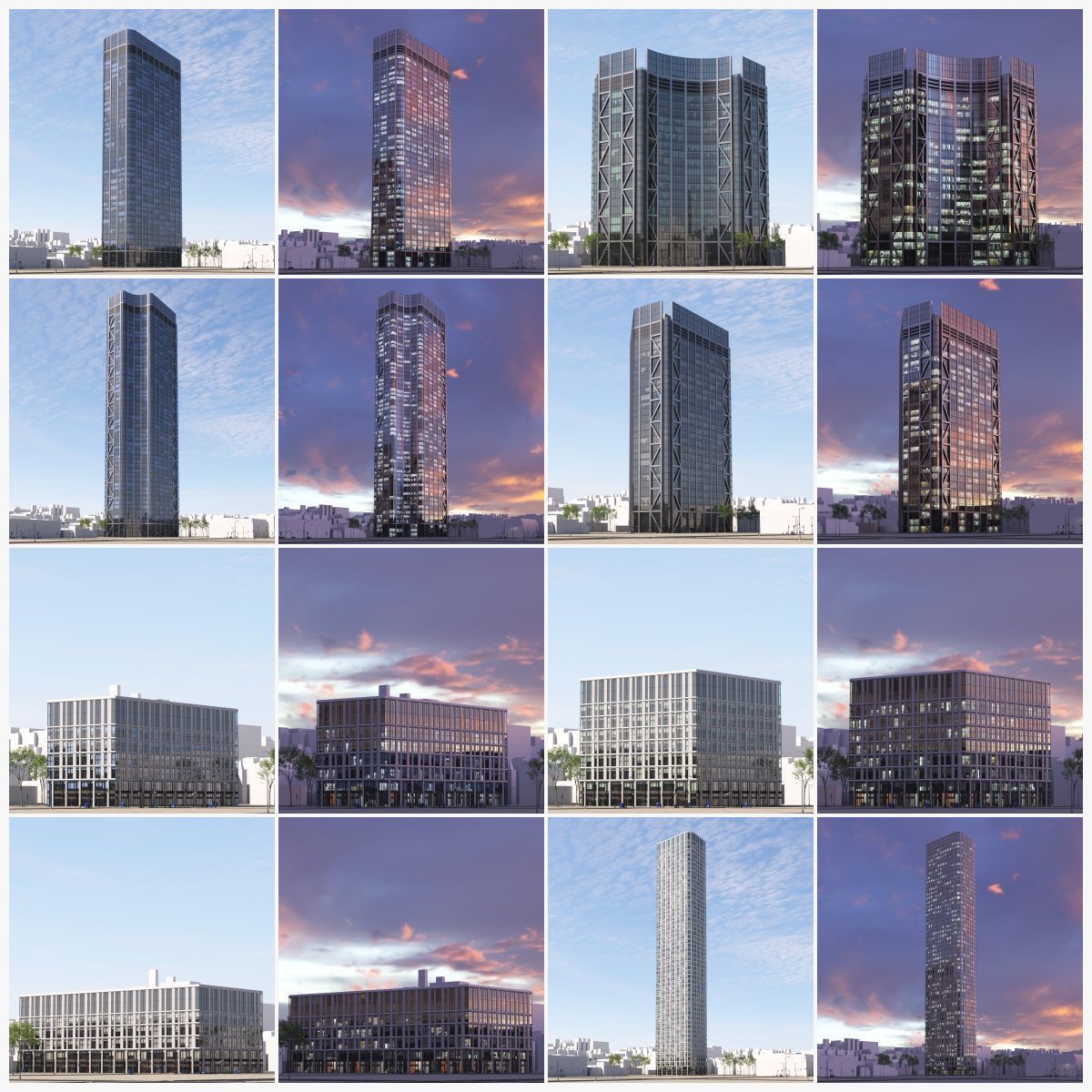 Archmodels vol 271 for 3dsmax - collection of skyscrapers 3D model_9