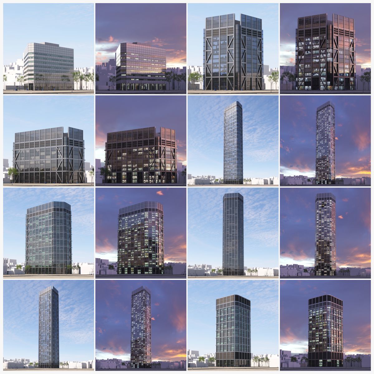 Archmodels vol 271 for 3dsmax - collection of skyscrapers 3D model_8