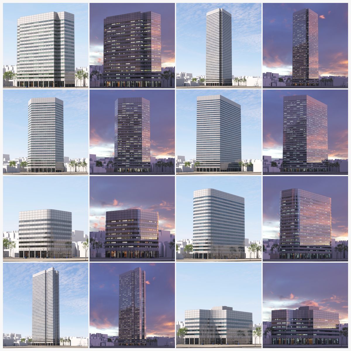 Archmodels vol 271 for 3dsmax - collection of skyscrapers 3D model_7