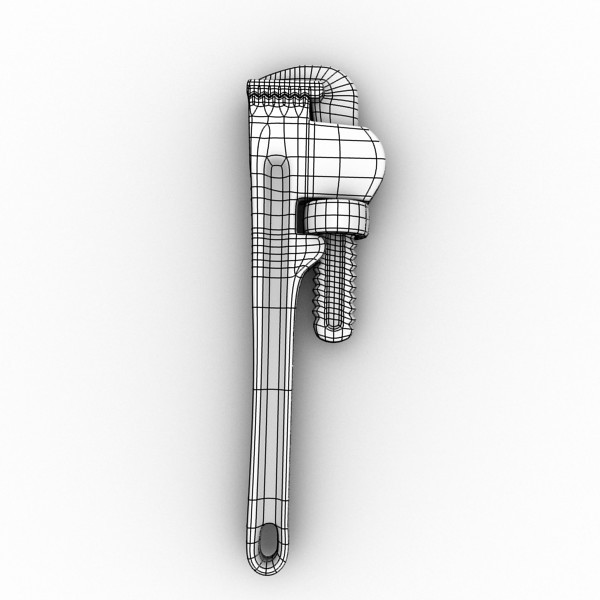 American pipewrench 3D model_2