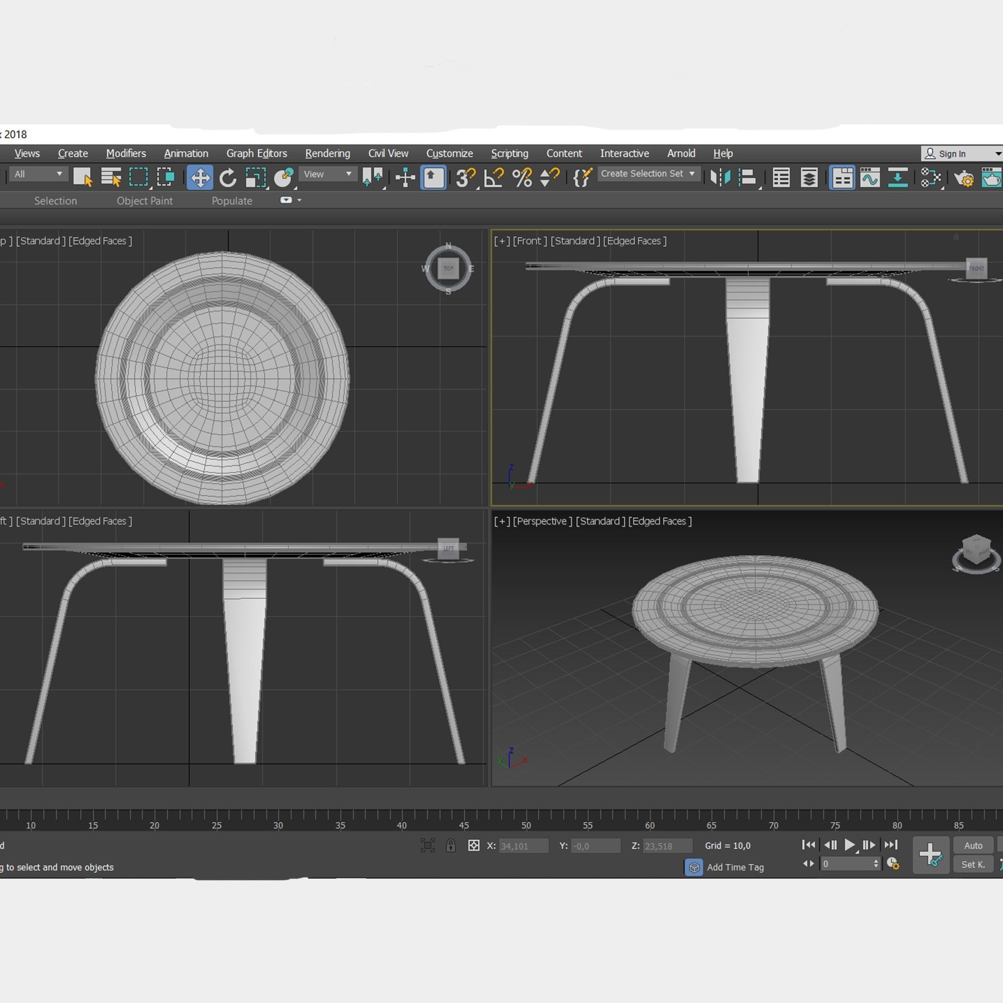 JAMES PLYWOOD TABLE 3D model_4