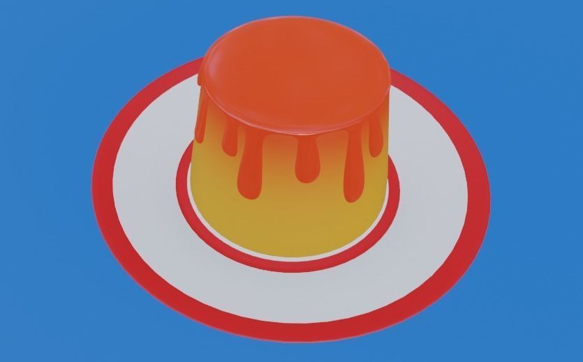 Puding 3D model_1