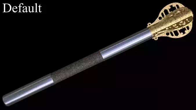 Cossack Ceremonial Pernach Pirnach Low-poly 3D model