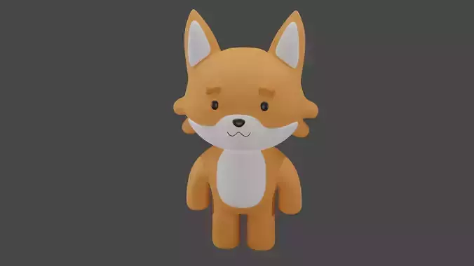 Cute Fox Model