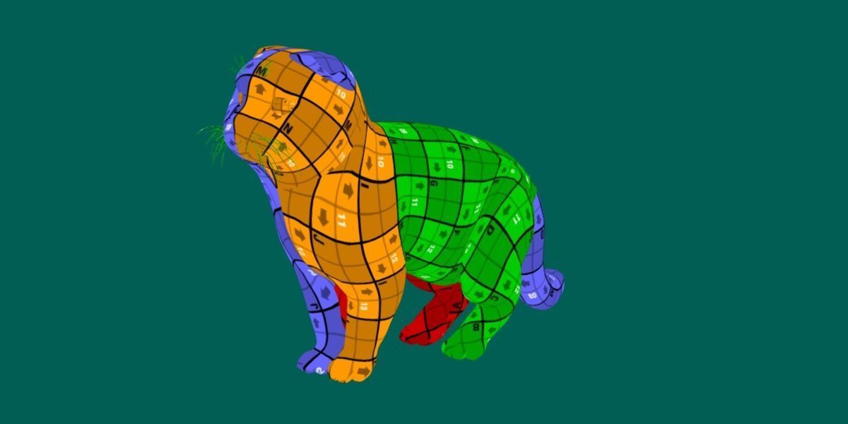 Orange Scottish Fold Cat 3D model_4